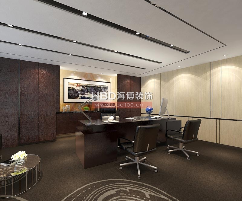 灝維投資公司辦公室裝修案例 經(jīng)理辦公室設(shè)計(jì)