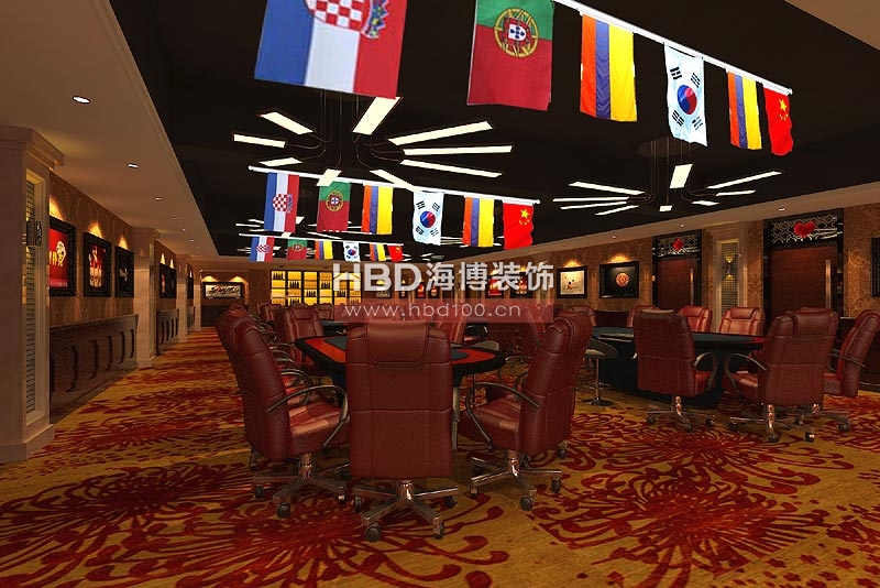 鼎盛棋牌室設(shè)計 