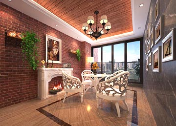 濱江中路華標品峰別墅裝修設(shè)計