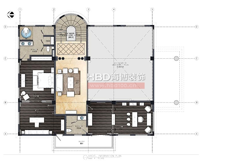 湛江別墅裝修平面方案設計.jpg 湛江別墅裝修平面方案設計.jpg