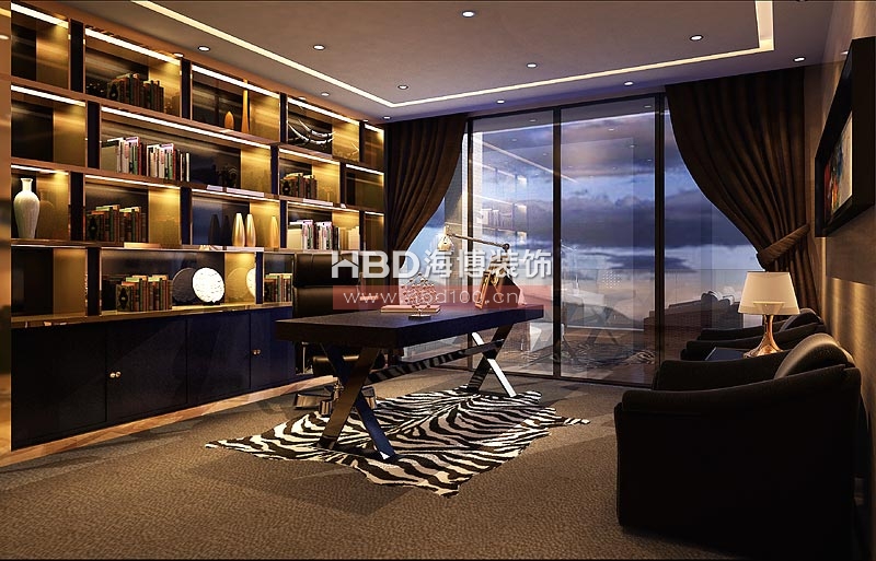 別墅裝修書房設(shè)計.jpg 別墅裝修書房設(shè)計.jpg