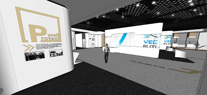 保得威爾展廳設(shè)計 展示區(qū)