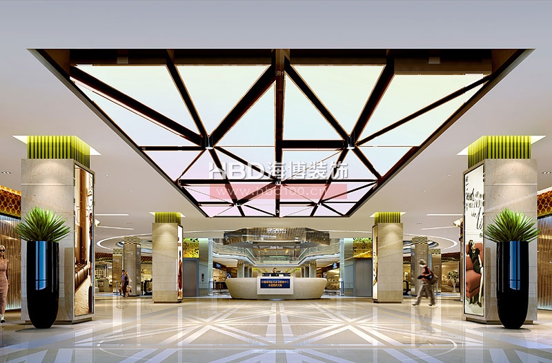 渤海家居購物商場裝修設(shè)計 大堂