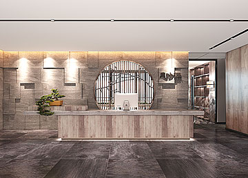 富力新天地辦公室裝修設計（恩珍源人參公司）