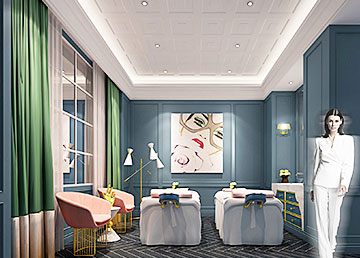 廣州美容院連鎖店裝修設(shè)計 香蔓美肌機構(gòu)